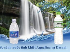 Nên chọn nước uống Aquafina hay Dasani