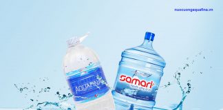 Nên chọn mua nước uống Aquafina hay Samari?