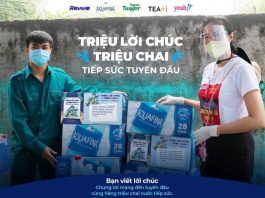 Aquafina tiếp sức chống dịch