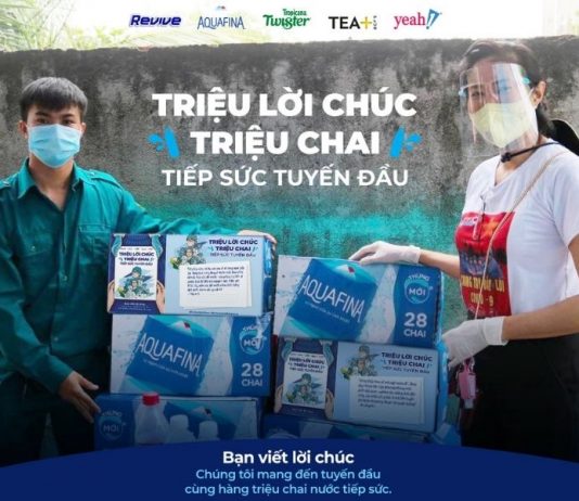 Aquafina tiếp sức chống dịch