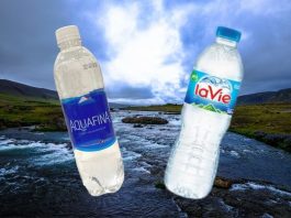 Nước Aquafina và nước Lavie